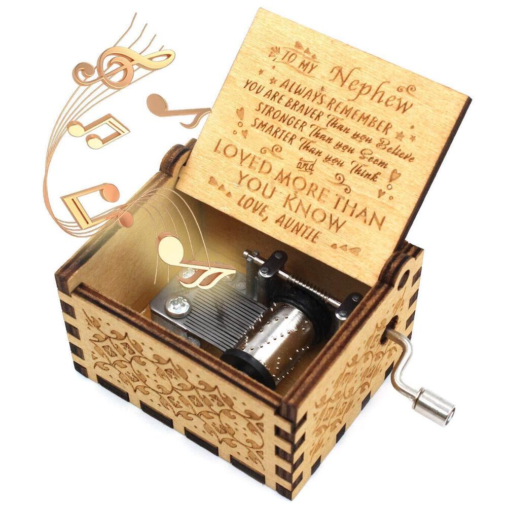 8552 Wooden Music Box- You are My Sunshine Music Box, from Auntie to